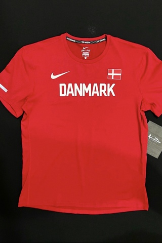 🇩🇰 Nike 2019 Denmark Pro Elite Sponsored T-shirt