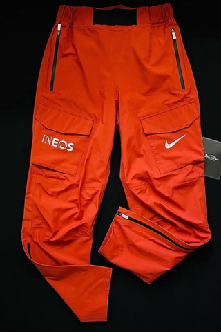 💥Nike 2023 NN Ineos Stormfit Red Orange Tracksuit Pants