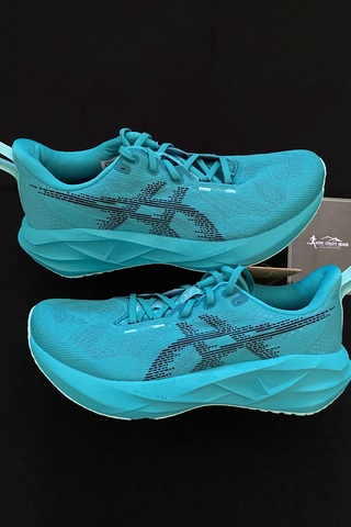 ￼Asics Novablast 5 “Wave Teal/Black” Men’s Running Shoes